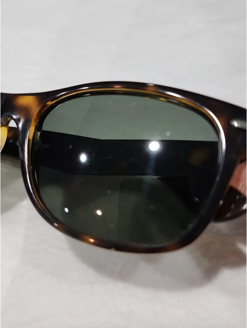 Ray Ban RB2132 902/58 Tortoise New Wayfarer Polarized Sunglasses 55/18 3P